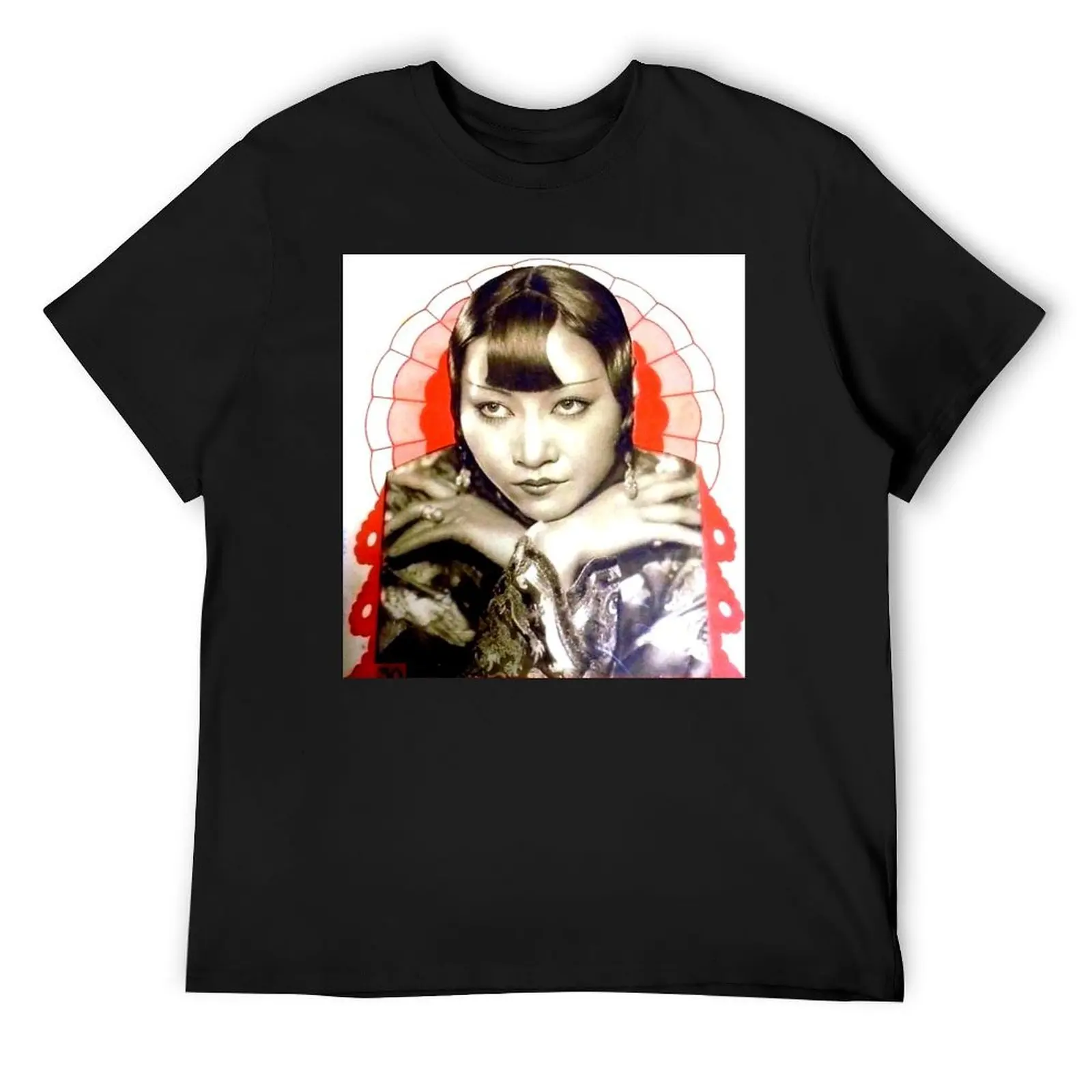 Anna May Wong Movie Film Actress Portrait T-Shirt cheap stuff sweat anime t shirts mens graphic t-shirts pack