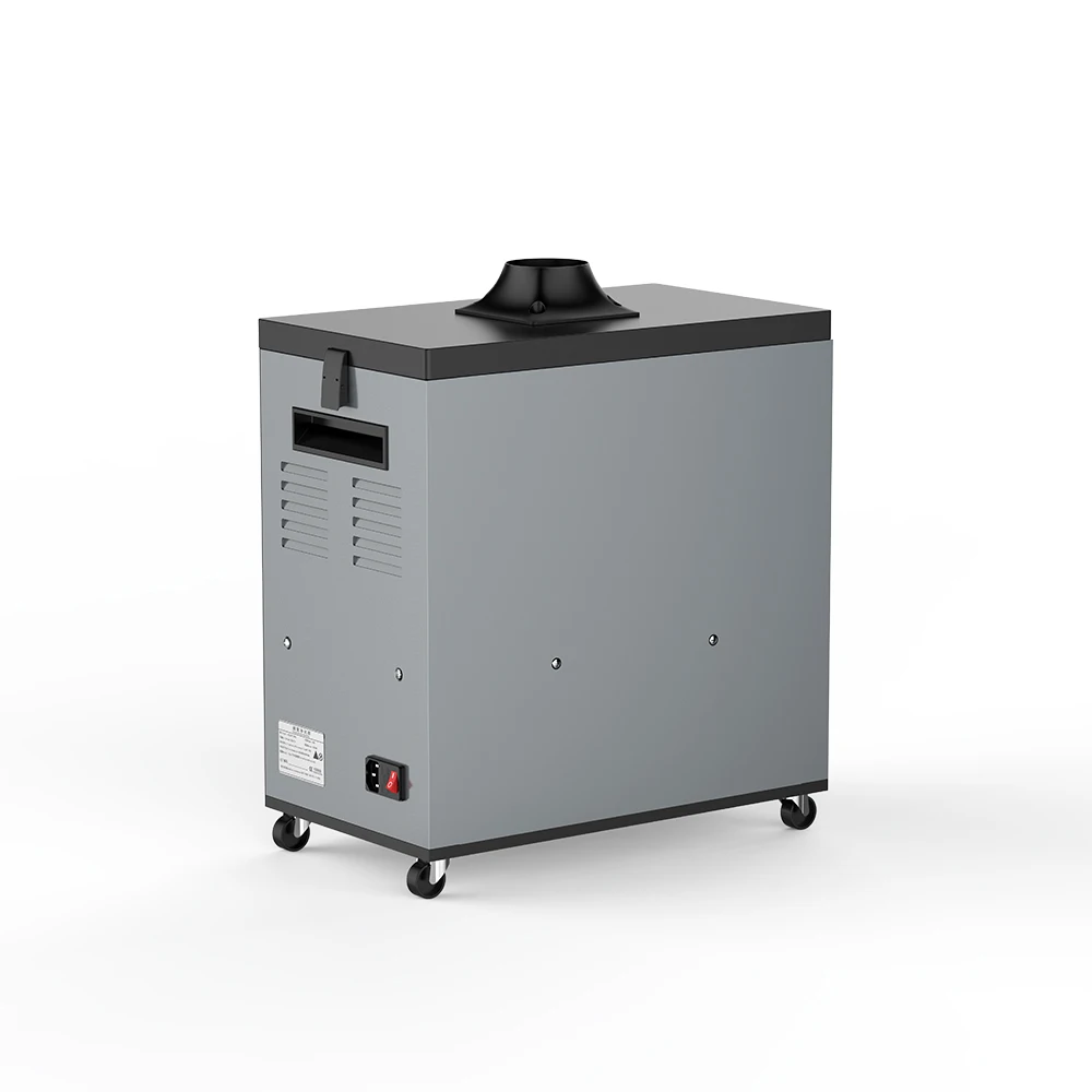 Extrator de fumaça de soldagem com filtro de combustão industrial