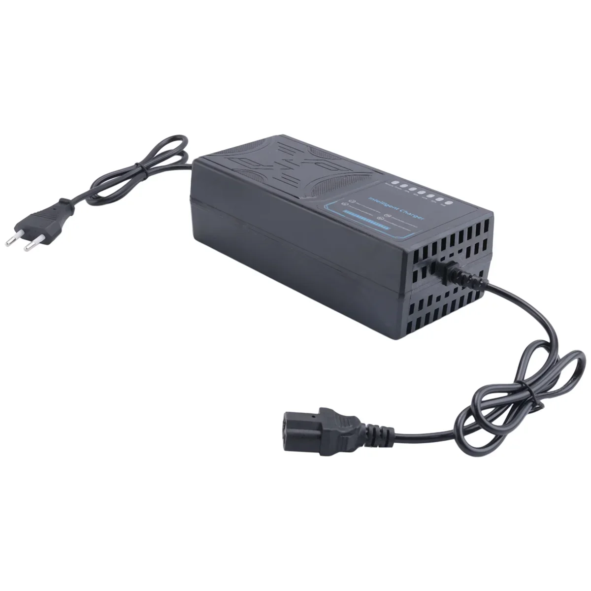 

72V 20AH Electric Vehicle Charger with 7-Light Power Display & Leakage Protection [Full Pulse EU Plug]