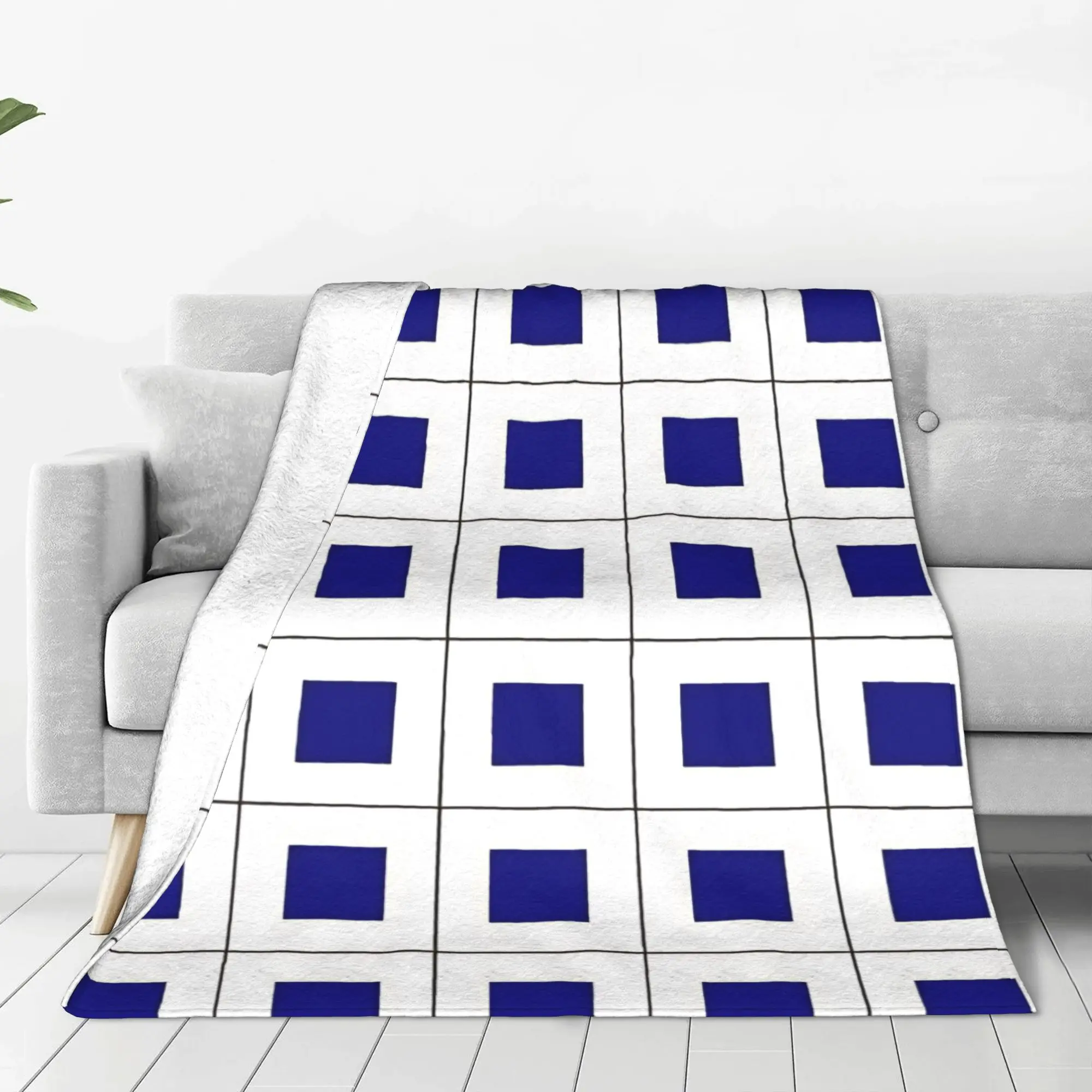 1PC Home Cutecore S Signal  Nautical Color Blanket Super Cosy Plush Home Living Room Sofa Halloween