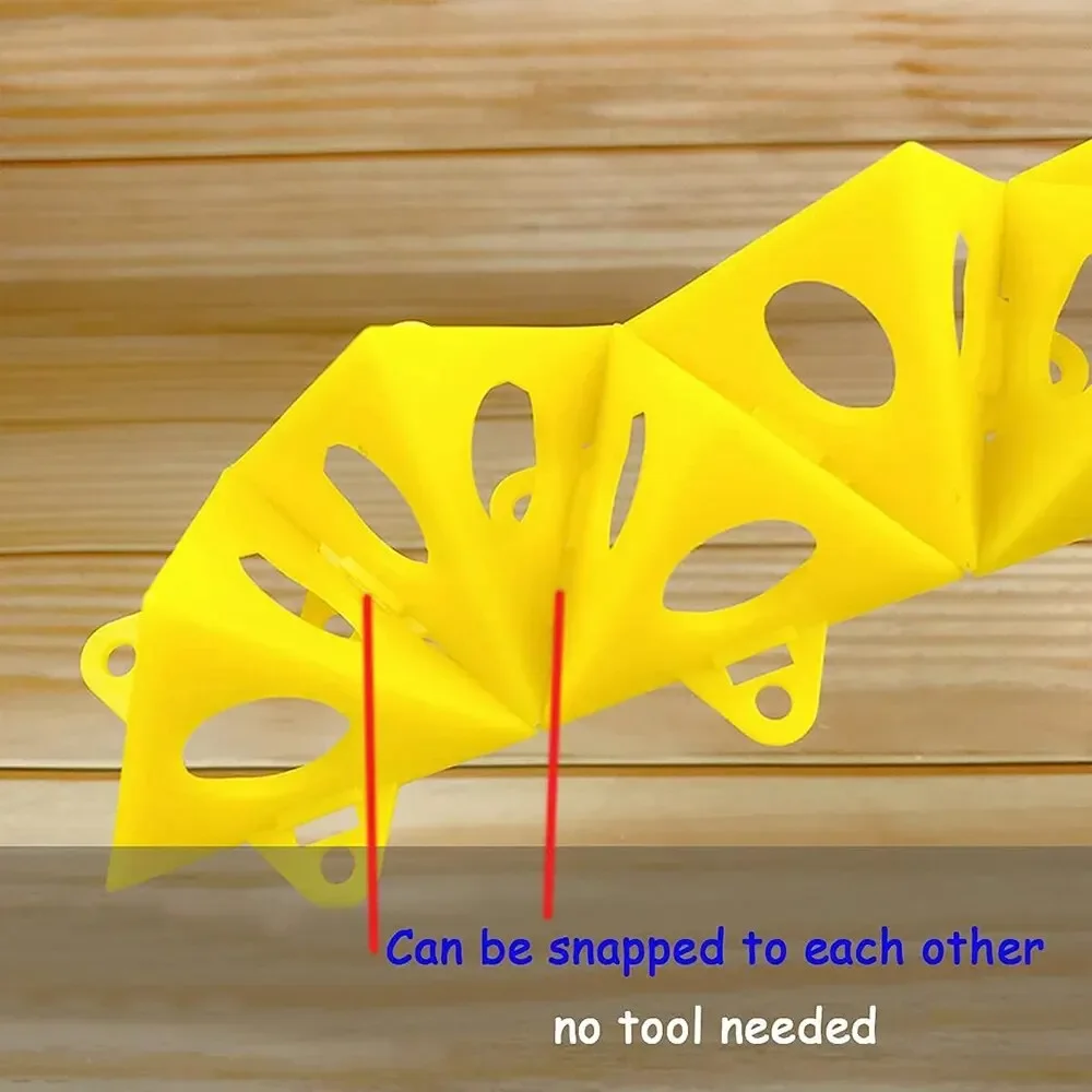 Pyramid Triangle Spraying Powder Coating Wooden Plank Support Bracket Feet Plastic Tapered Woodworker's Paint Bracket