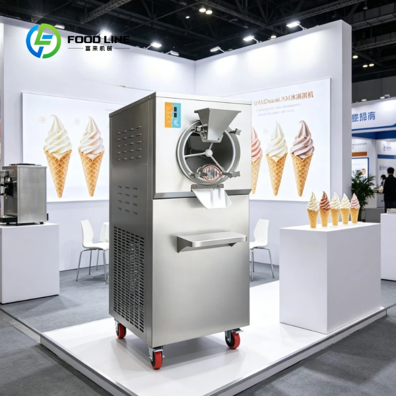 Customized Commercial 110V Hard Ice Cream Machine Italian Ice Cream Gelato Machines for Sale 48-50 L/H Spare Parts