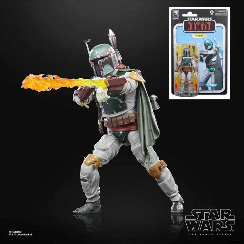 

Original in Stock Boba Fett The Black Series Star Wars Return of The Jedi 40th Anniversary 6" Collectible Model Decoration