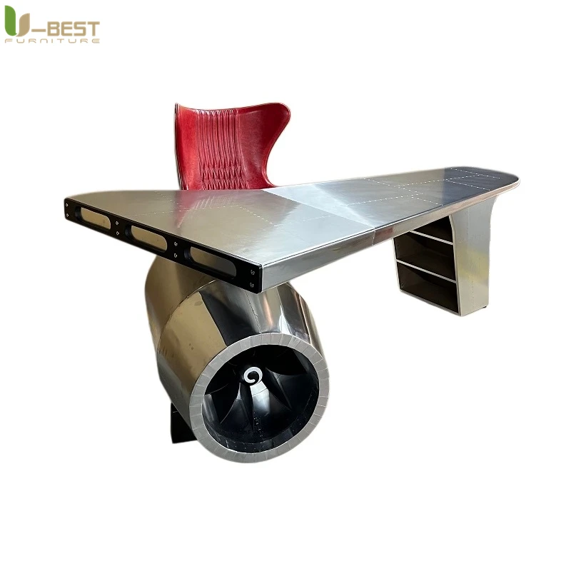 

Loft Industrial Aviato Boss Table Living Room Furniture Sofa Table Classic Office Computer Chair Personalization Pub Club Study