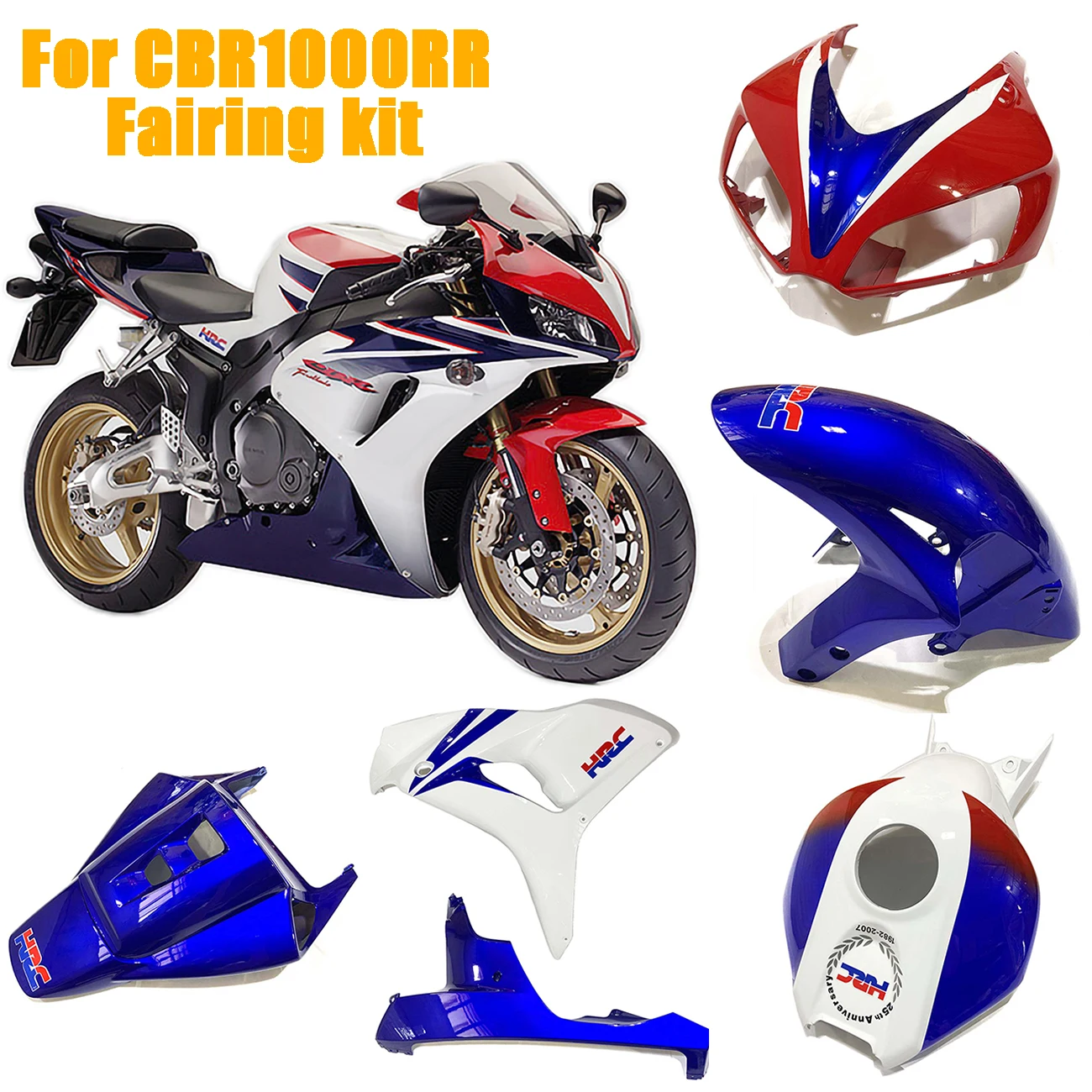 brand new ABS fairings For Honda CBR1000RR CBR1000 2006 2007 Repsol bodywork fairing kit cbr 1000 rr 06 07 Cowl Cover