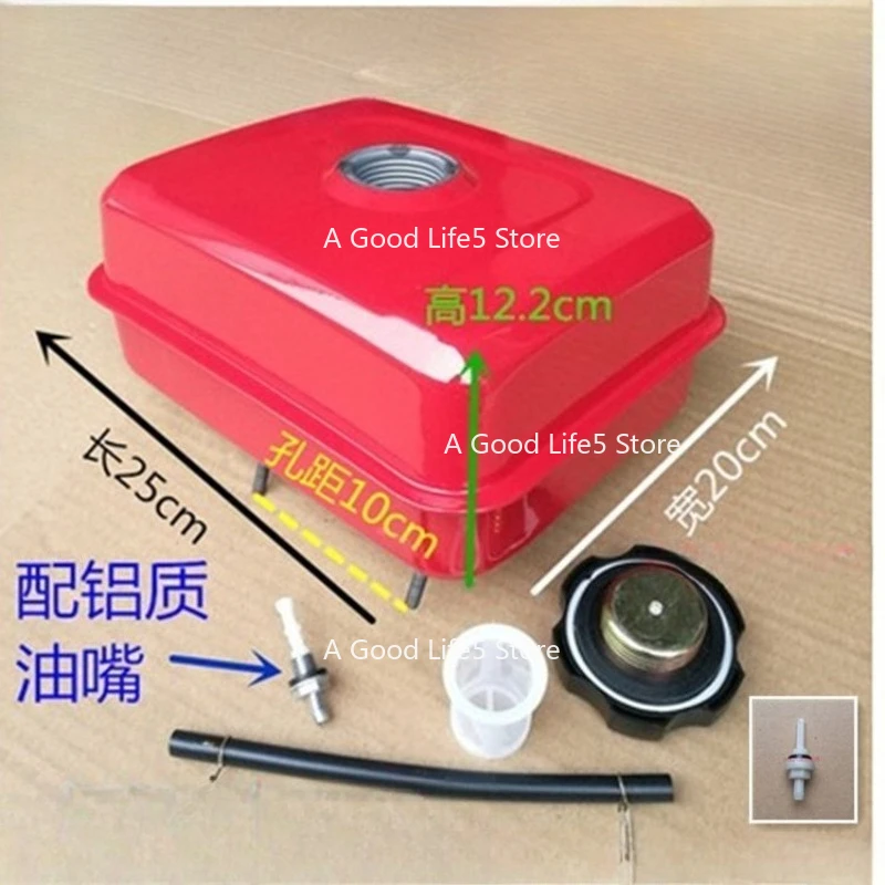 

Подходит для микрокультиватора, аксессуаров для полировки водяного насоса 168f 170f gx160, удлинитель диапазона, резьбовая крышка топливного бака, топливный бак