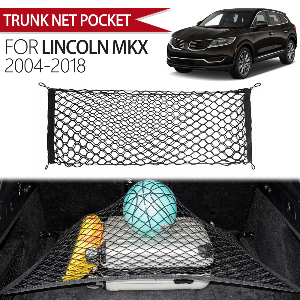 Cargo Net Cargo Storage Fixed Bag For Lincoln MKX 2004-2018 Highly Elastic Stretchable Storage Bag 2006 2008 2011 2013 2015 2017