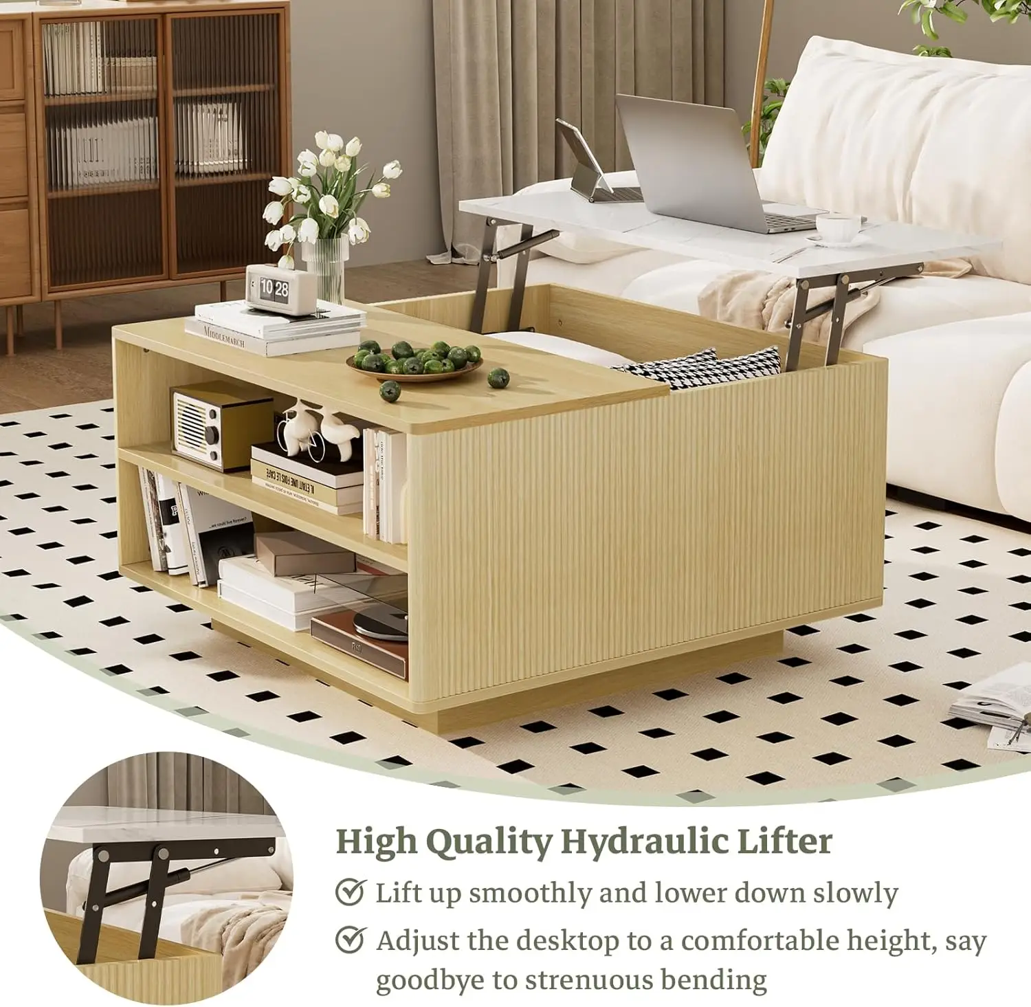 Thumbnail 4 - #7 Latest Lift Top Coffee Tables Offers