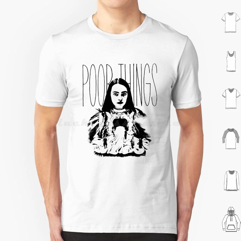 Camiseta de cosas pobres, talla grande, 100% algodón, cosas pobres, películas, películas, película Yorgos Lanthimos Bella Baxter Willem Dafoe Stone