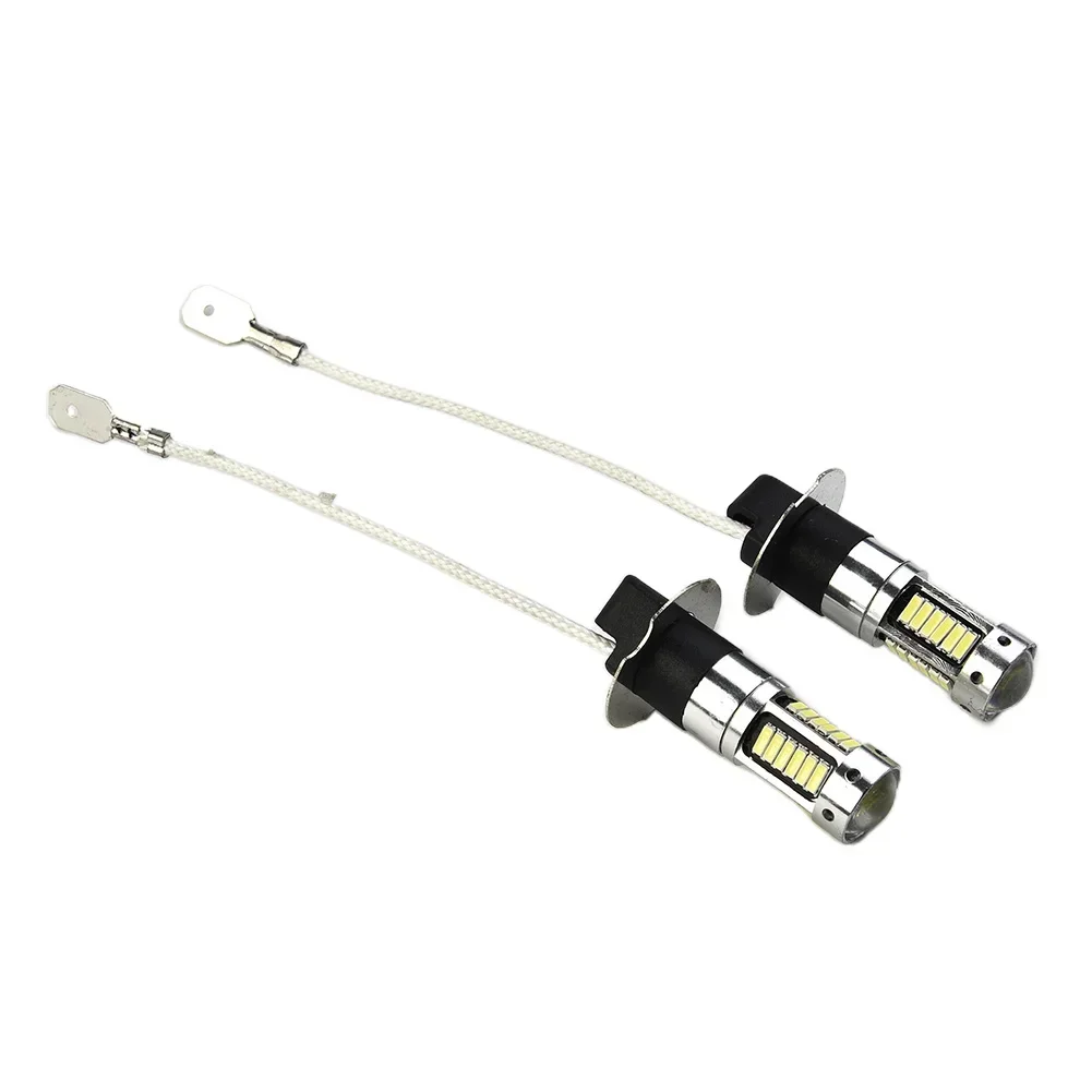 

Parts Fog Light Super Bright 6000K White Accessory Canbus Conversion DC 12V-24V H3 LED Replacement 1800LM Bulbs