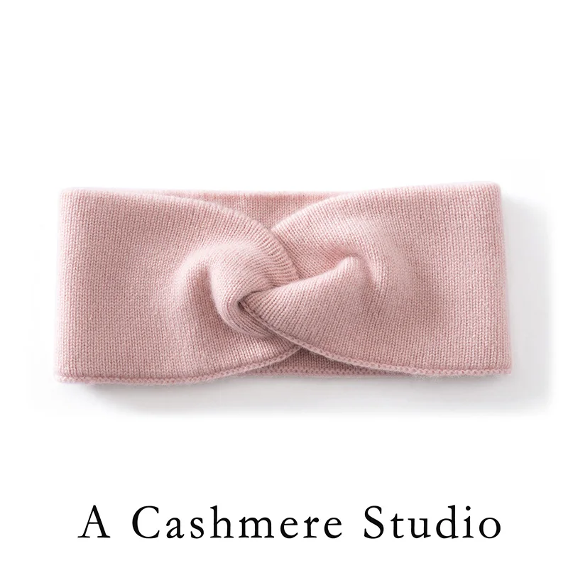 

Monochrome Knit Headband for Women, Elastic Cashmere Hair Bands, Wide Edge Cross Hair Accessories for Girls, Warm Winter Fashion