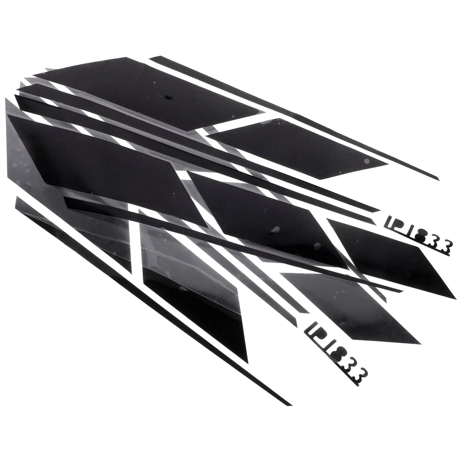 

2Pairs Universal Motorcycle Tank Stickers Decals Fuel Tank Decorative Easy Installation Waterproof Creative Bike Decoration