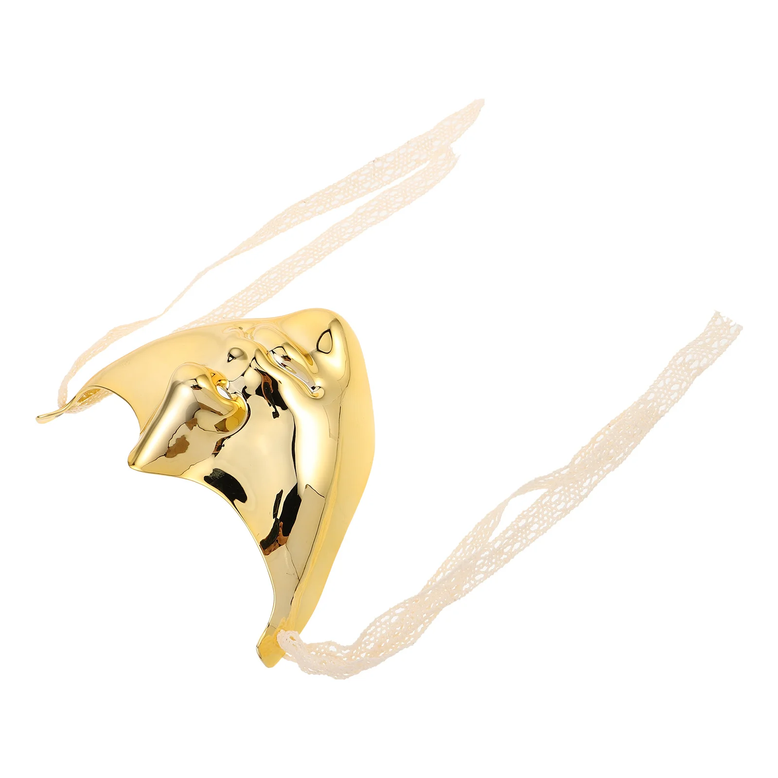 Confortável dourado steampunk meia máscara facial para mulheres homens masquerade bola festa halloween carnaval traje acessório