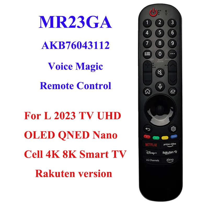 MR23GA AKB76043112 Voice Magic Remote Control for Smart UHD OLED QNED NanoCell Mini 4K 8K TV 2021-2023 with Pointer Flying Mouse