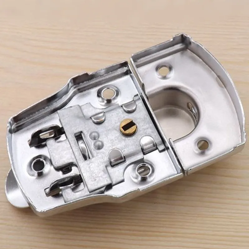 High Quality Chrome Toggle Latch Lock with Key Metal Hasp Buckle for Tool Box Case Suitcase Tool Hardware