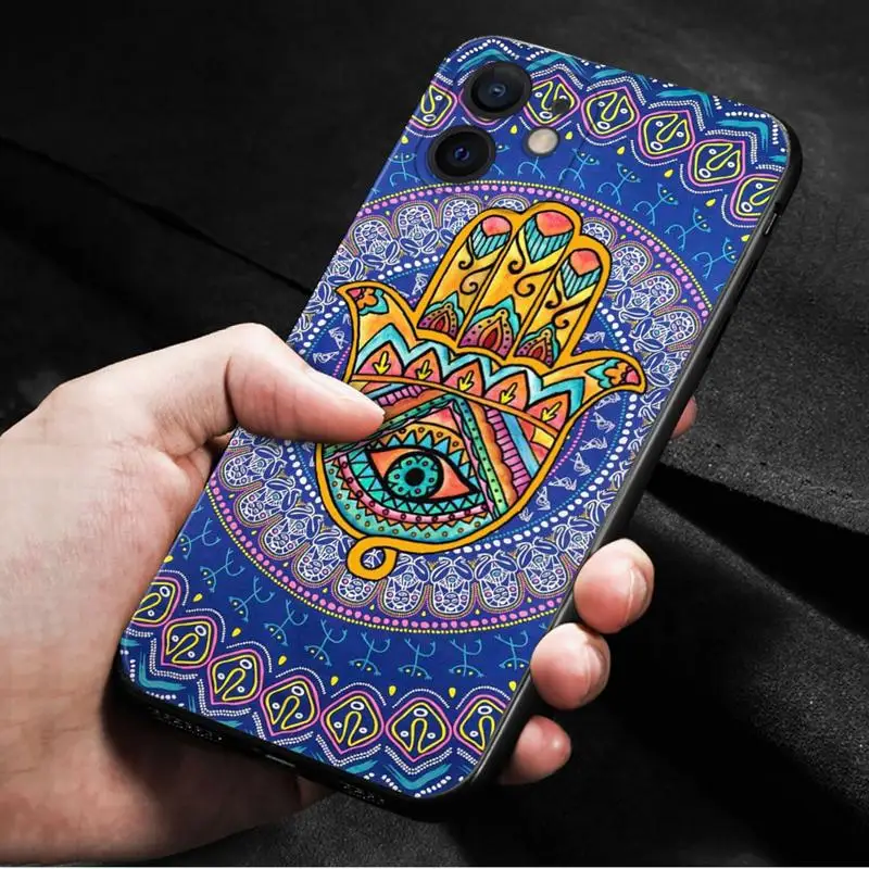 Phone Shell For Apple iPhone 15 14 13 12 11 Pro Max 13 12 Mini XS Max XR X 7 8 Plus Case Cover Blue Eye Nazar Boncugu Evil