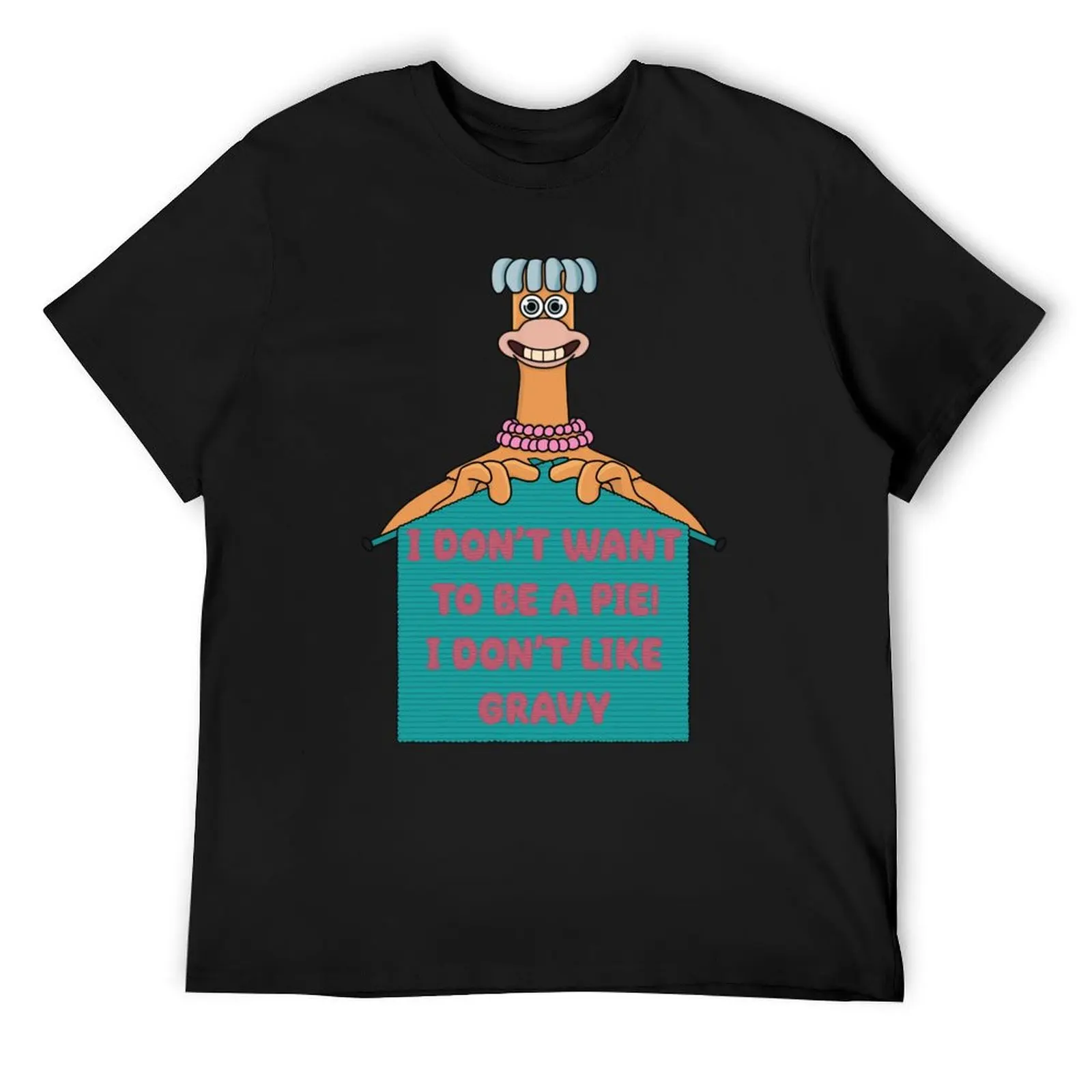 

Chicken Run Babs Knitting T-Shirt shirts graphic tee aesthetic clothes mens clothes