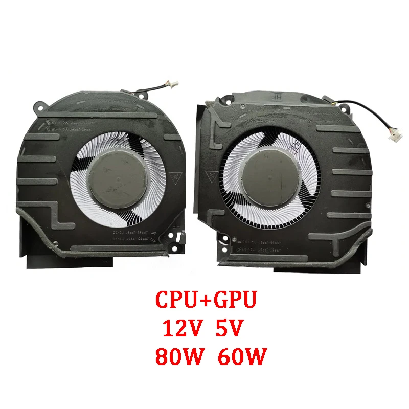 

Новый оригинальный охлаждающий вентилятор для процессора и графического процессора ноутбука HP Victus9 16-R 16-DW/WD 16-DX TPN-C169 C170