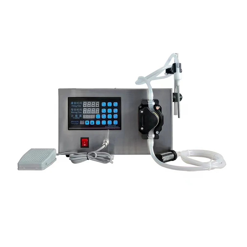 #1-200 ml Peristaltic Pump Filling Machine High Accuracy Beverage Perfume juice liquid Filler Electric quantitative Dispenser