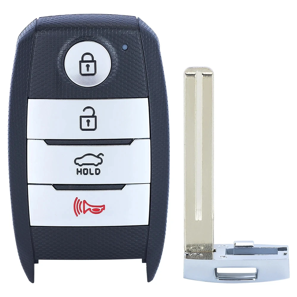 KEYECU Fob, Fob 433MHz 8A Chip tanpa kunci Go Smart Remote kunci Fob untuk Kia Soul 2014 2015 2016 2017