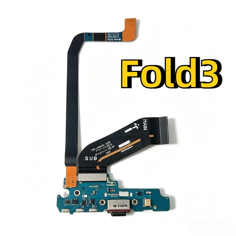 USB Charging Port Dock Connector Board Signal Main Flex Cable For Samsung Galaxy Z Fold3 F926 F926B F926U F9260 Fold 3