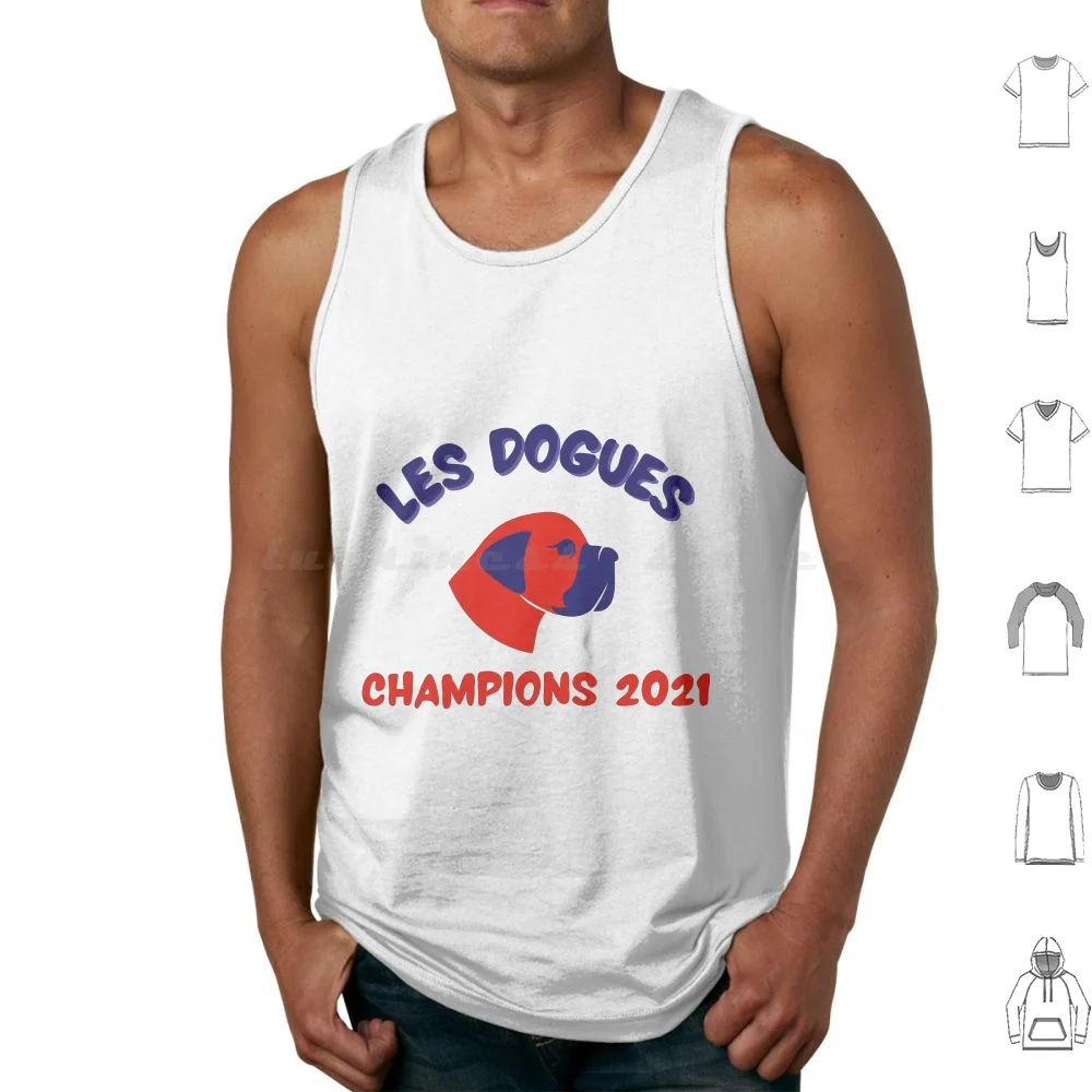 Les Dogues De France 2021 Lille Camisetas sin mangas para fútbol, ​​Mastiffs, fútbol de Francia, Liga 1, temporada 2020