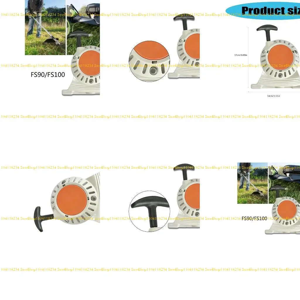 

P9FB Heavy Duty Pull Starter Replacement Compatibles with FS90 FS110 FS130 Trimmer Brushcutter Easy Installation Garden Tool
