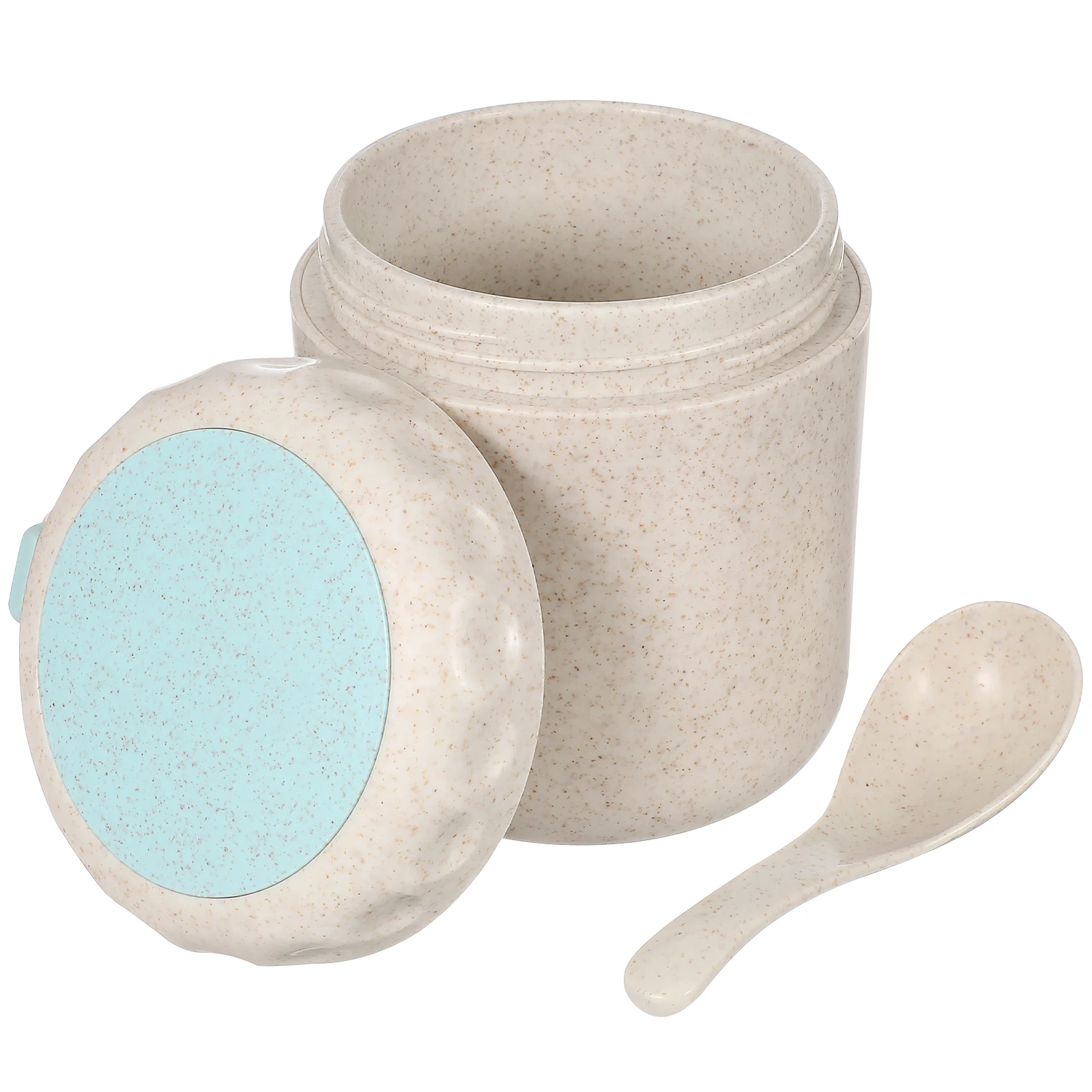 

1Pcs Portable Cup for Soup Milk Juice Spill Proof Lid Easy Carry Lightweight Water Bottle for Outdoor Work School Bpa Free