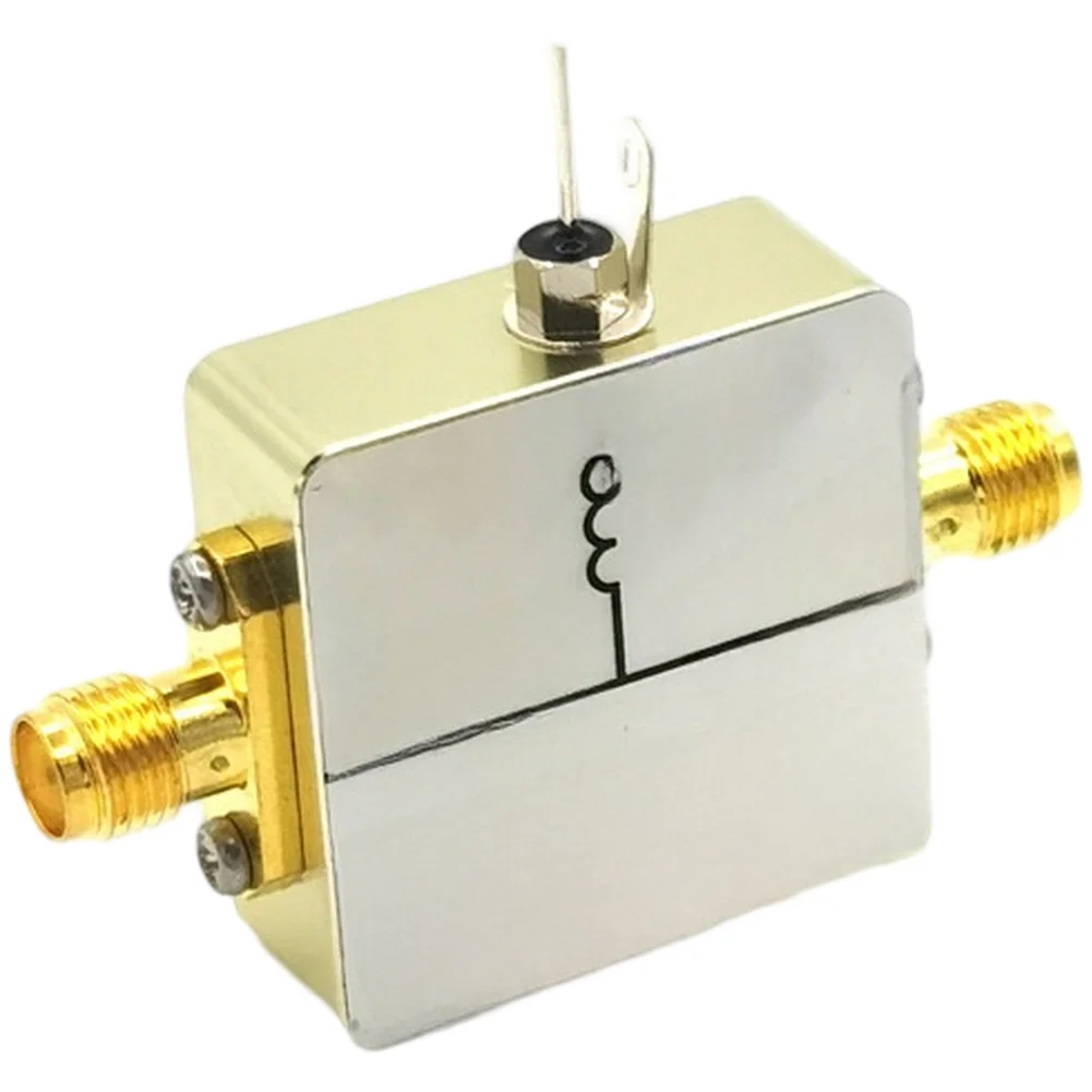 

RF Feed Box 50MHz To 6GHz RF Bias Tee Feeder Box DC Block Low Insertion Loss Communication 50M-6GHz RF Feed Box Bias