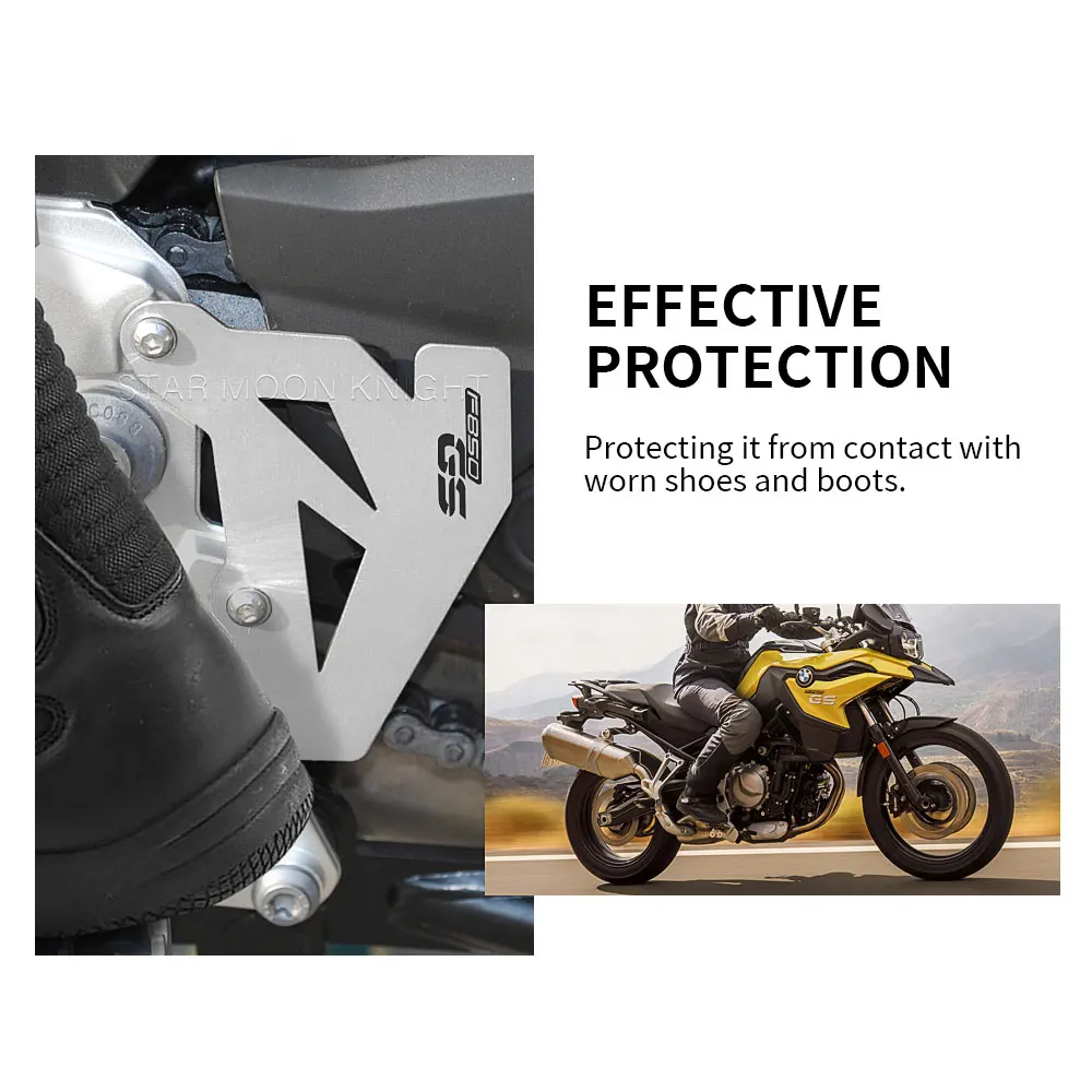 Motorcycle Accessories Heel Protection Foot Peg For BMW F750GS F850GS Adventure F 750 850 GS 2018 - 2022 Guard Protective Cover