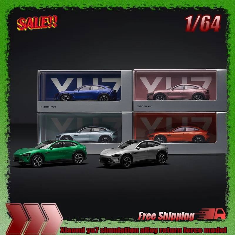 

Xiaomi Yu7 1:64 Scale Official Alloy Die-Casting Car Model Simulation Toy Collectible Micro Vehicle for Children customized gift