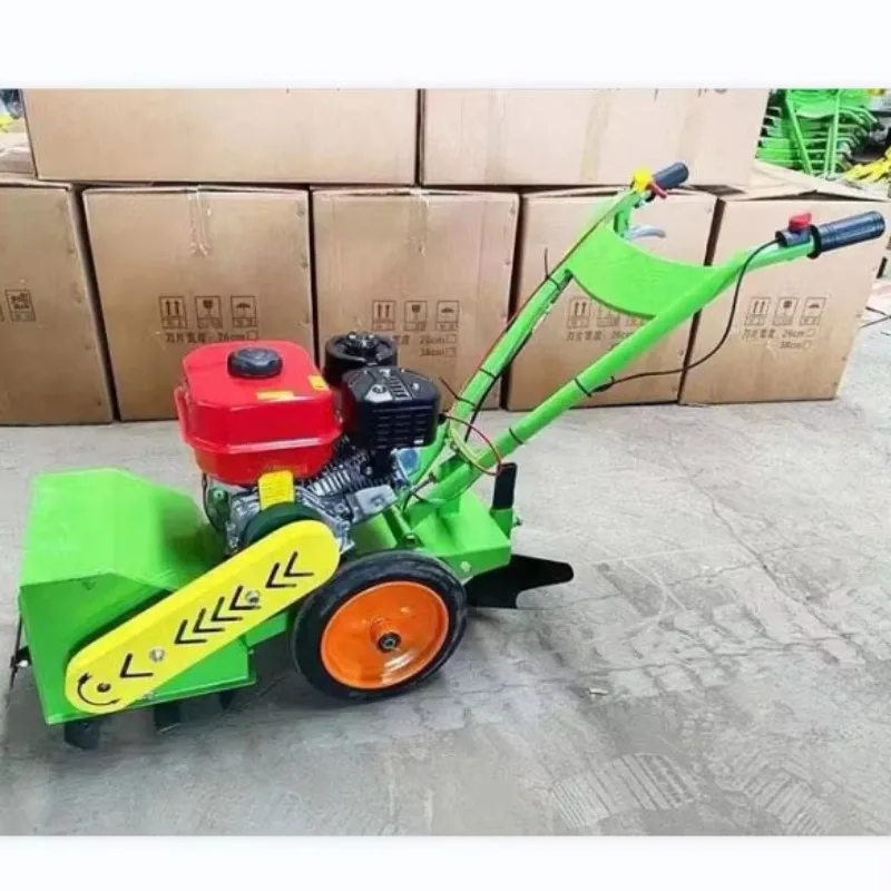 Gasoline Weeding and Plowing Mini Power Cultivator Tiller  Weeding Equipment mini weeder Scarifying Machine, Gasoline Wee