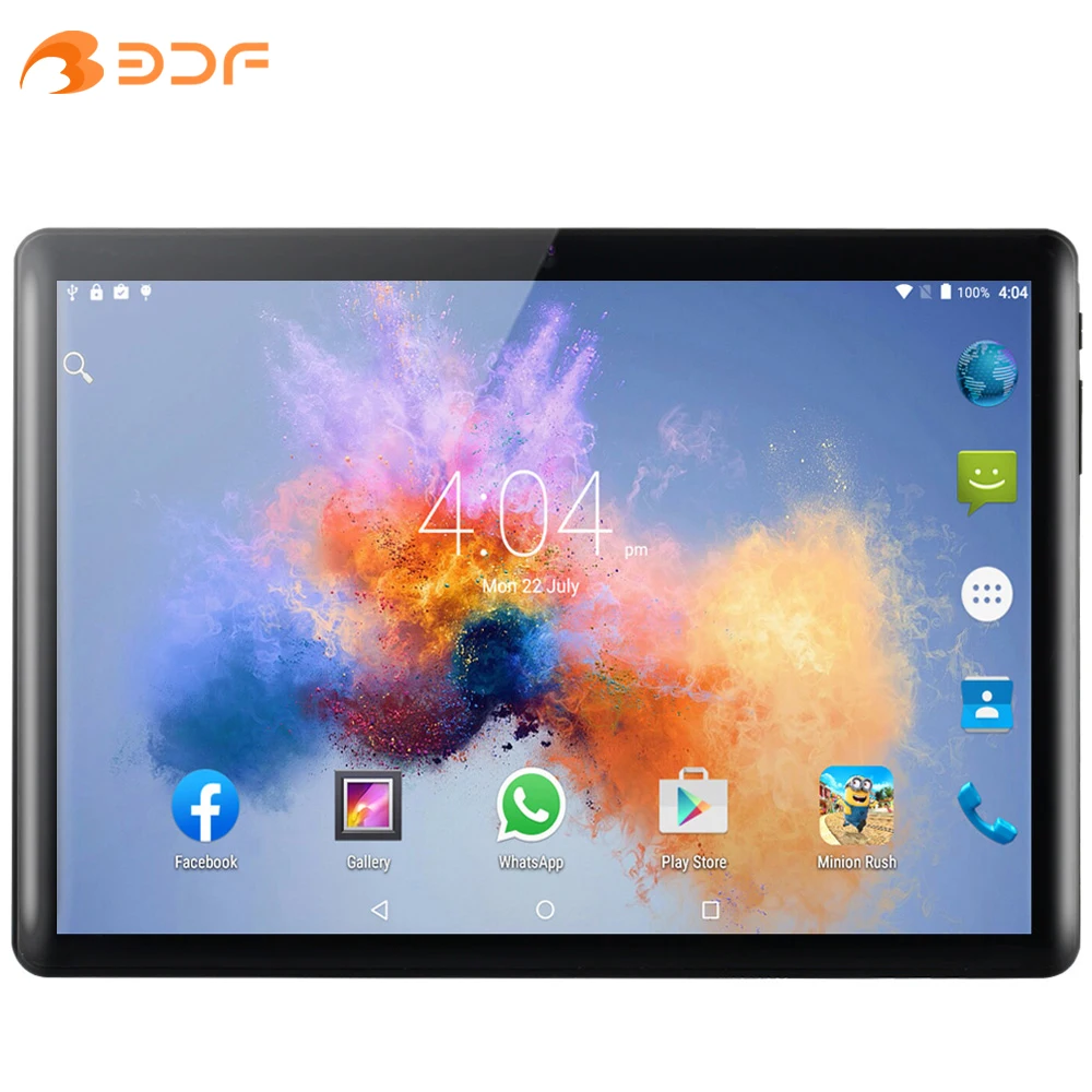 New 10.1 Inch Tablet Pc Octa Core 4GB RAM 64GB ROM Android Tablets WiFi Bluetooth Dual SIM Cards 3G Phone Call Type-C 5000mAh