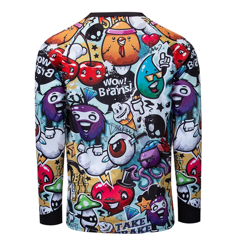AliExpress NONE Breathable Mens Cycling Jersey Long Sleeve Downhill Bike mtb Jersey DH BMX Shirt Offroad Motocycle Clothing Top Motocross Jersey