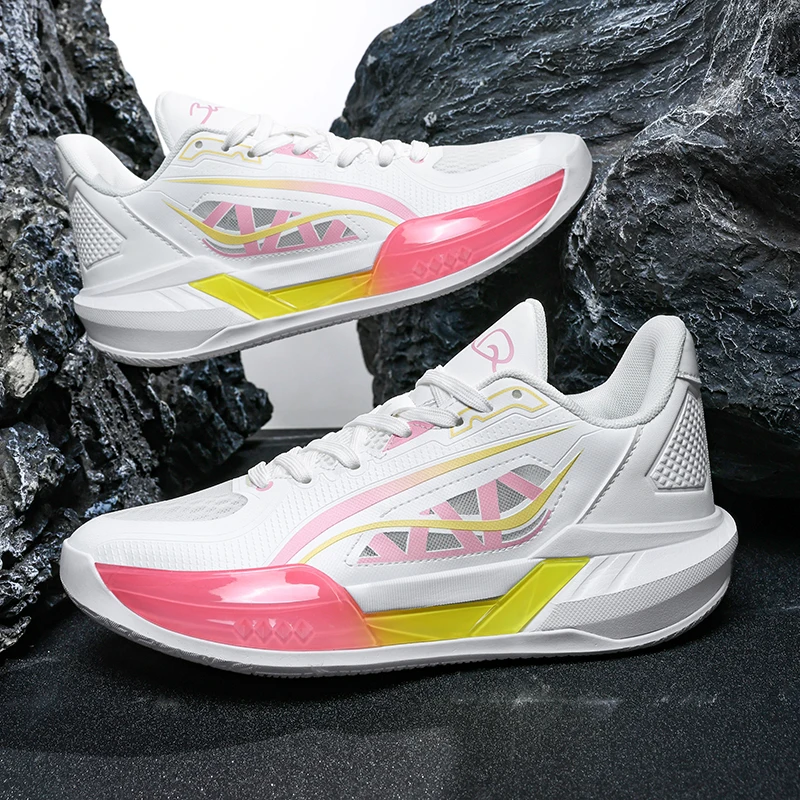 

2025 Summer Hot Sale Unisex Shock Absorbing Basketball Shoes Athletic Shoes Fitness Training Shoes Basketball Very Good