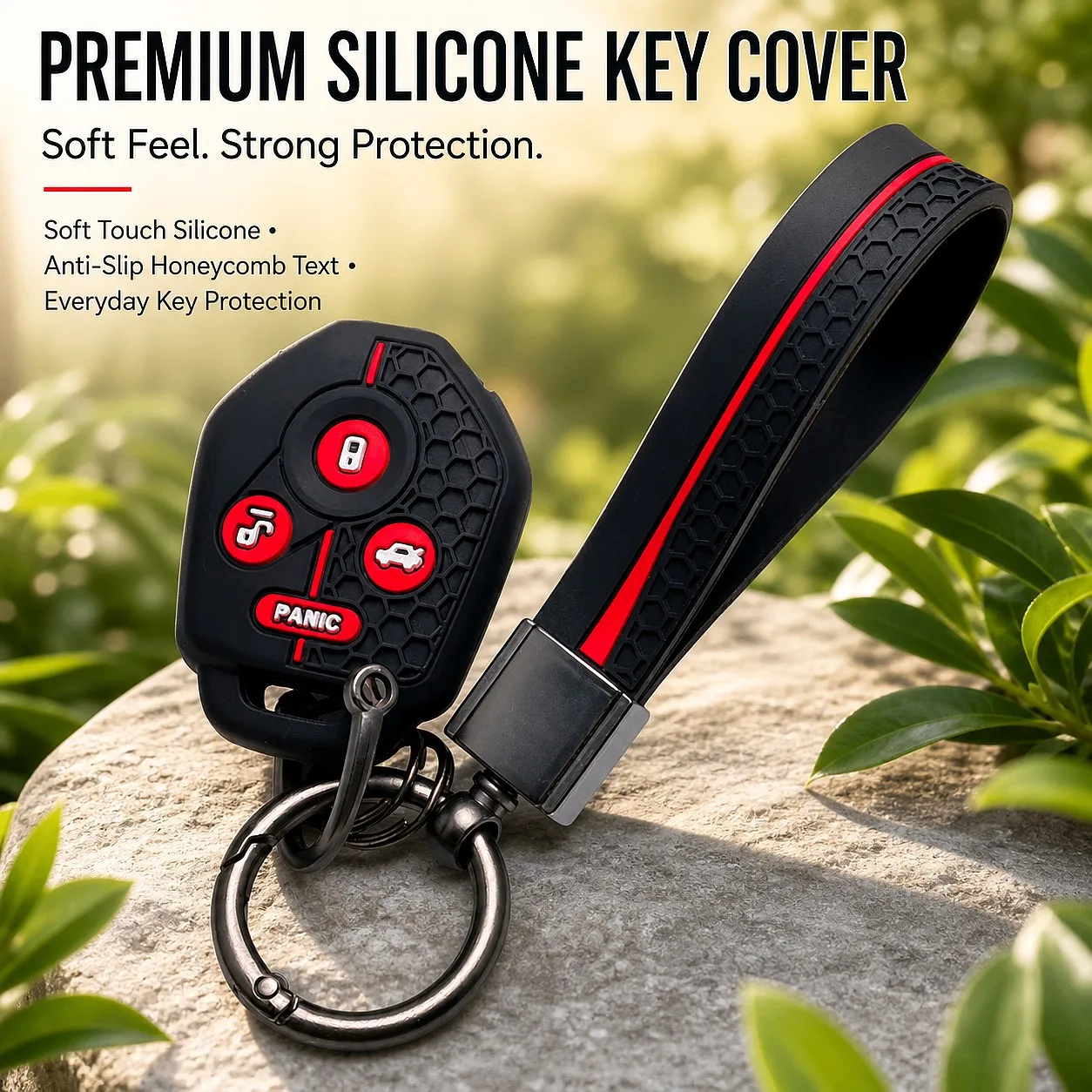 Key Shell Cover for Subaru Crosstrek Forester Impreza Legacy Outback Tribeca WRX STI with Keychain Anti-Scratch Shockproof