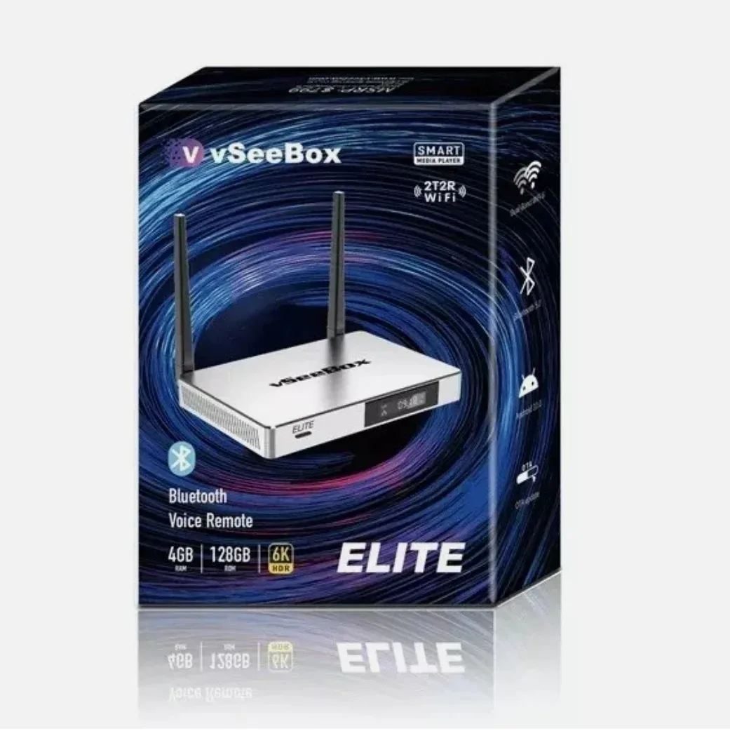 

Скидка - Купите 2, получите 1 бесплатно на 100% оригинальную смарт-бокс VSeeBox Elite 6K Andriod 10 с голосовым управлением, 4 ГБ DDR3, 128 ГБ