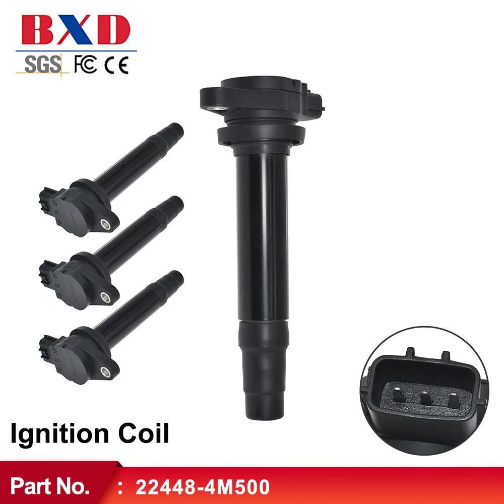 

1/4pcs Ignition Coil 22448-4M500 CM11-205 For Nissan Sentra Primera Almera II Sentra 1.5L 1.6L 1.8L