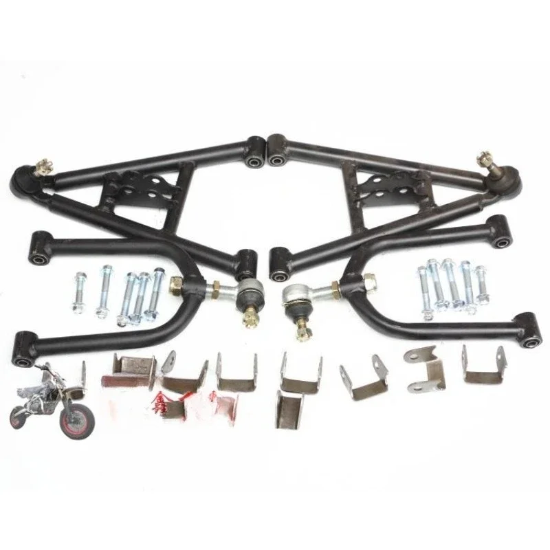 DIY Beach Bike Upper Lower Rocker Arm Assembly for Homemade Four-Wheel Bike Modification Kart SteeringGoods in stock