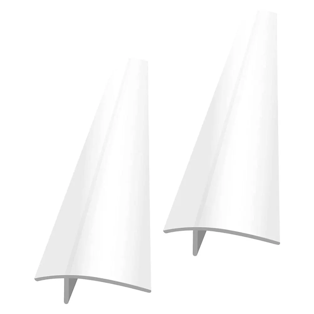 

2Pcs Silicone Stove Gaps Covers Flexible Heat Resistant Non-Slip Kitchen Seal Slit Filler Protector Oven Side Guard
