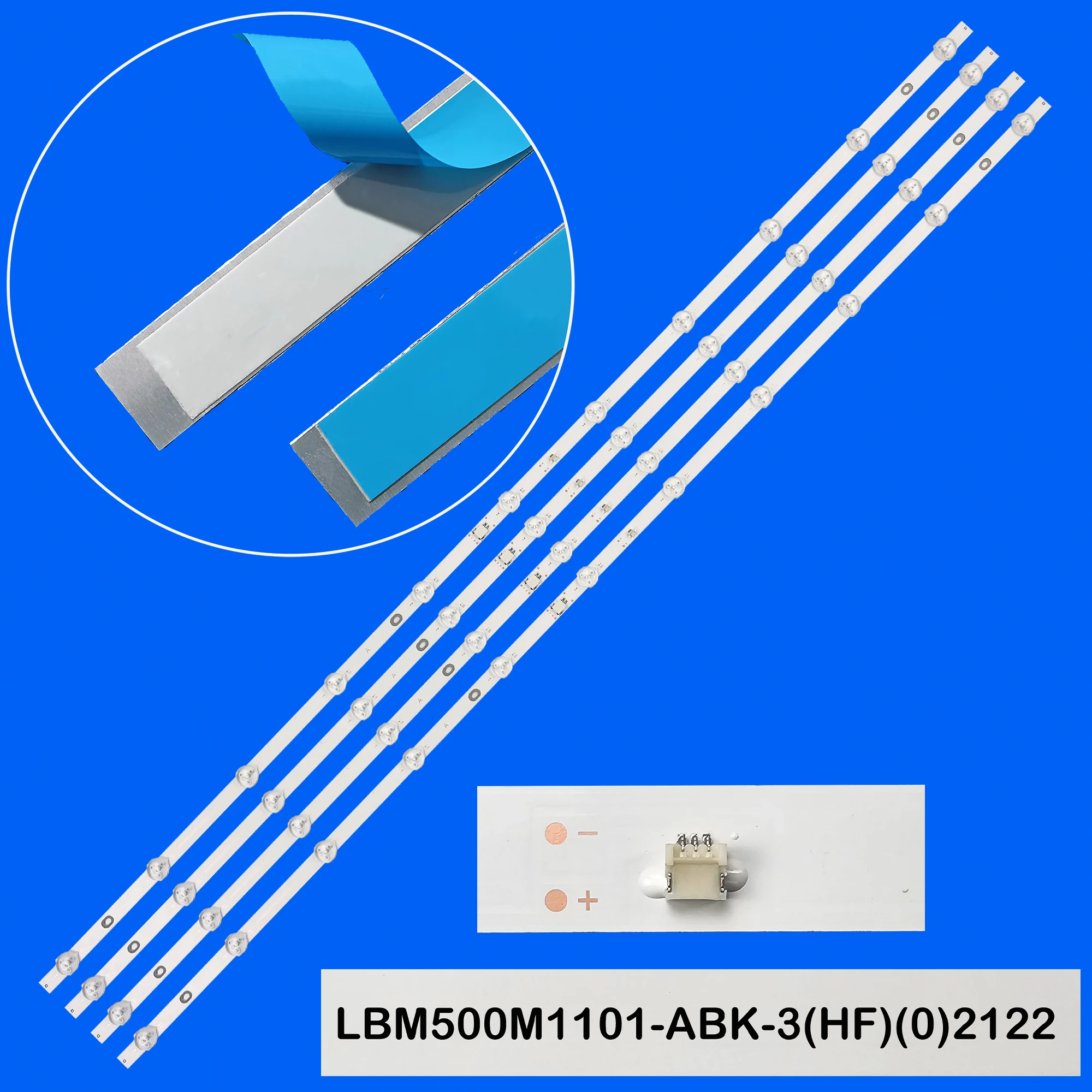 LED Backlight Strip For LBM500M1101-ABK-3(HF)(0) 50PUS7506/12 50PUS7556/12 50PUS7406/12 50PUS7505/12 50PUS7505/62 50PUS7406/60