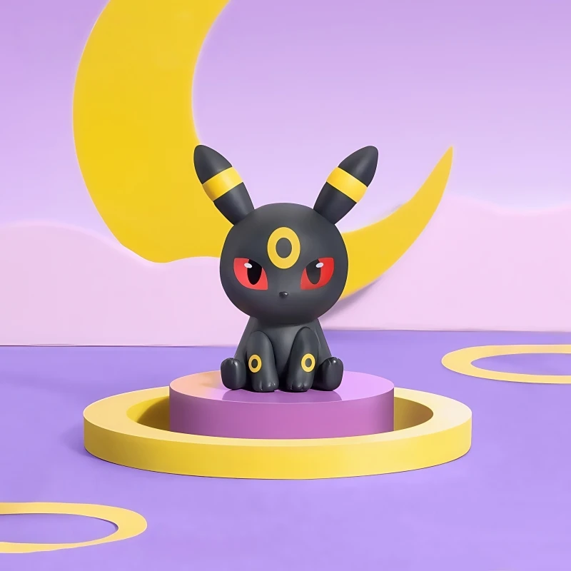 Pokemon Anime Poke Ball Actionfiguren Minipuppen von Dragonite Sylveon Gengar Vulpix von echtem Originalmodell Ornament Spielzeug Geschenk