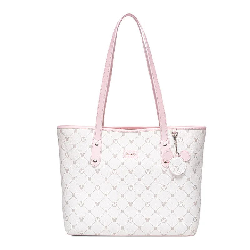 

Disney Tote Bag for Women Large Capacity College Class Commute Spacious Shoulder Bag Fashionable Versatile Design