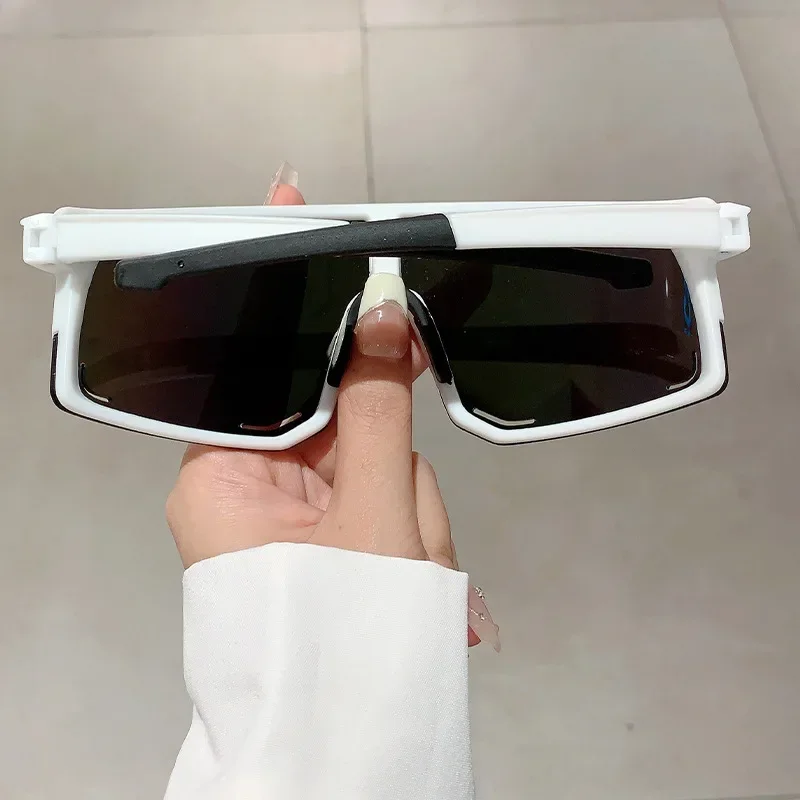 المتضخم الرياضة حملق النظارات الشمسية النساء للرجال العلامة التجارية الفاخرة مصمم نظارات شمسية خمر فاسق التزلج الدراجات يندبروف النظارات #3