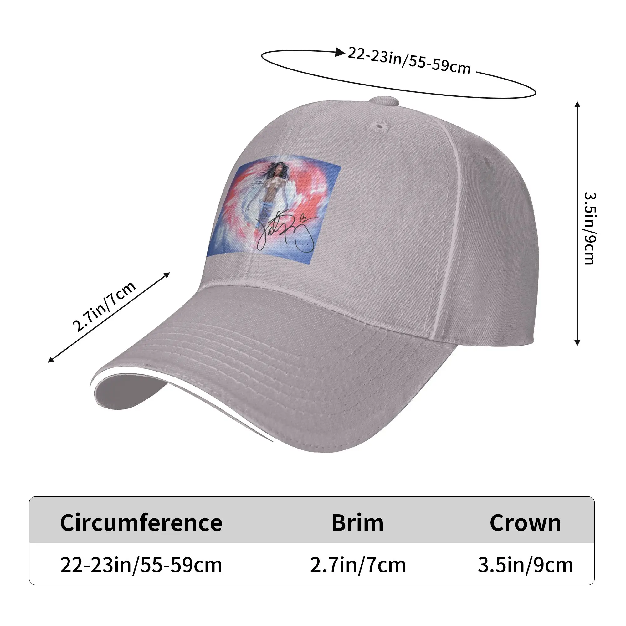 Katy Perry Autograph Cap Casual Baseball Caps Adjustable Hat Hip Hop Summer Unisex Baseball Hats Customizable