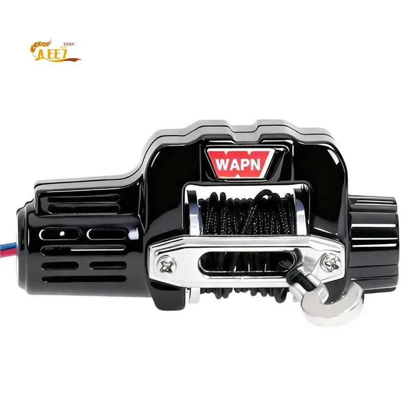 AEE7-Rc Metal Automatic Simulation Winch/Controller For Rc Crawler Car 1/18 TRX4M 1/24 SCX24