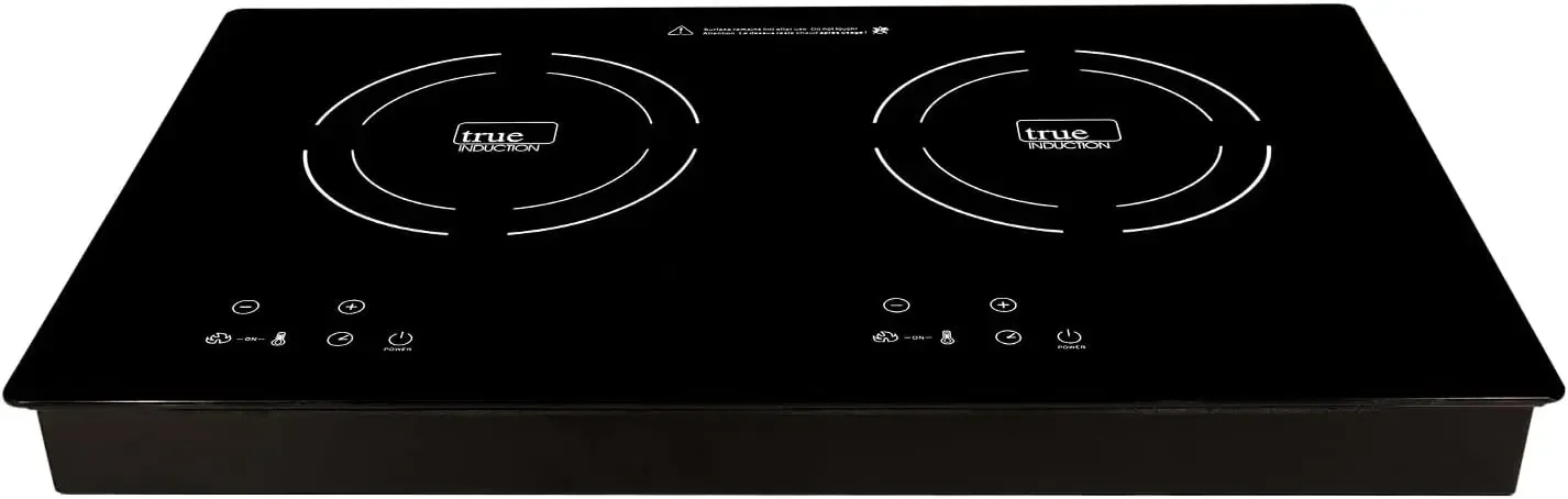 23 in. Black Induction Glass-Ceramic Cooktop 1750W