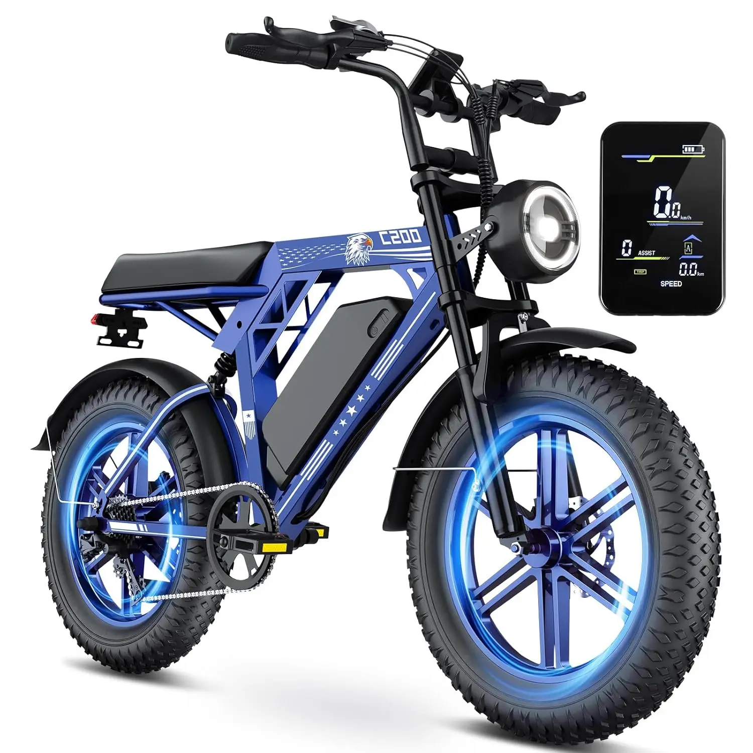 

Adult Electric Bicycle 20/26" 7 Speed 48V 15Ah 25km/h 80km Range Removable Battery IP65 Waterproof, Customized