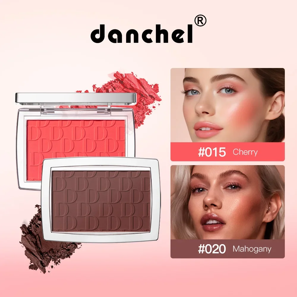 

6 Colors Danchel Embossed Blush Pink Dark Blush Palette Contour Integrated Constriction Expansion Color For Woman Cosmetics Make