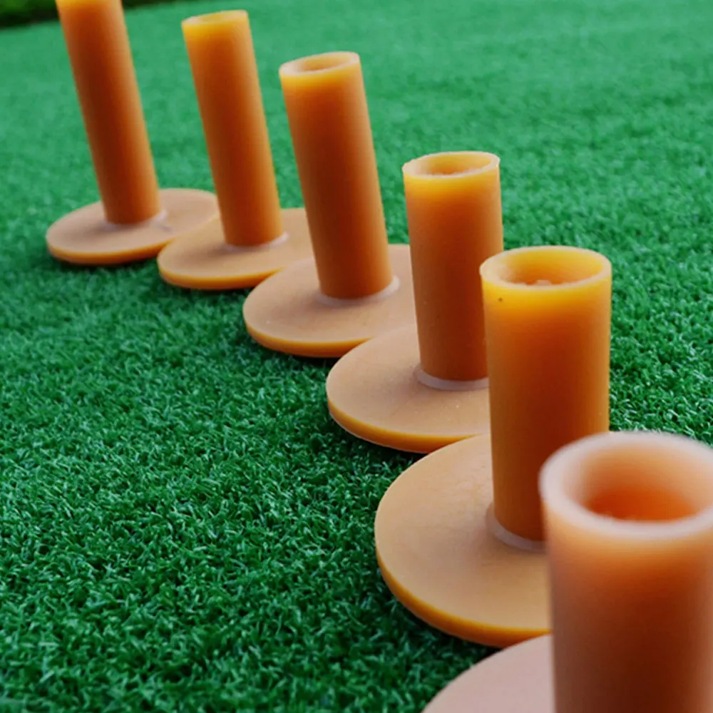Gummi-Golftees für Matten, 43/54/70/83mm Golftee-Halter für Driving Range & Simulator, Unzerbrechlicher Golf-Matten-Tee - Golf-Zubehör – Detail 11